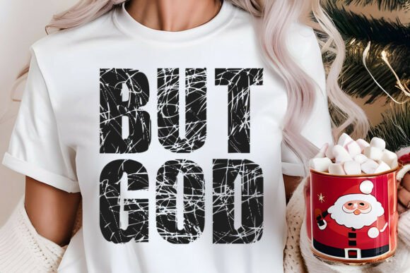 But GOD SVG Preppy Christian Women SVG P