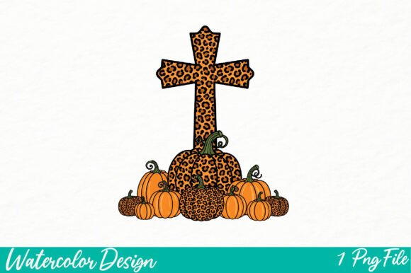 Fall Cross PNG, Rustic Christian T-shirt