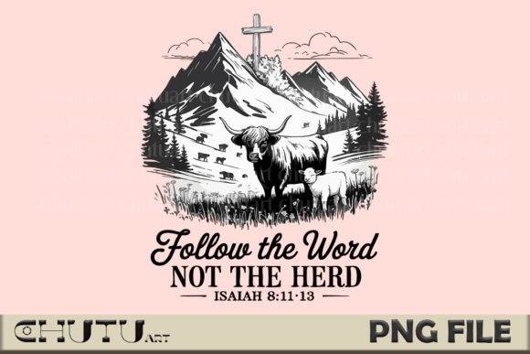 Follow the Word PNG - Christian Mountain