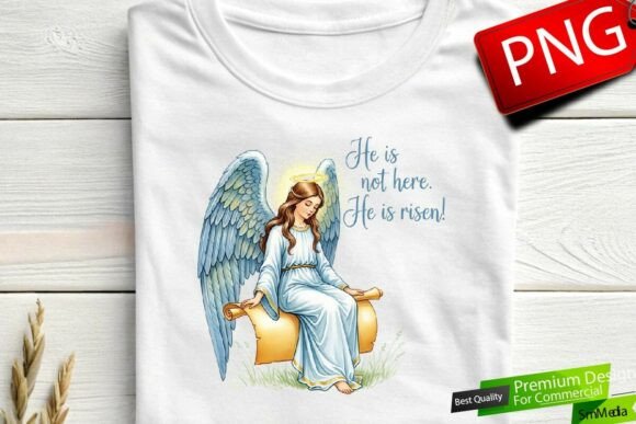 He is Not Here, He is Risen, Christian B T-Shirt Designs