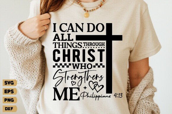 I Can Do All Things Png, Christian Svg