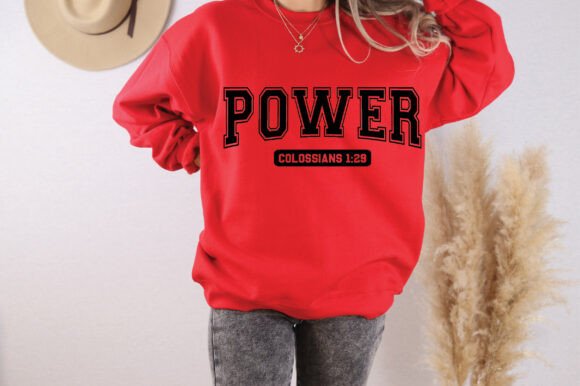 Power Colossians 1:29 Christian Shirt & T-Shirt Designs