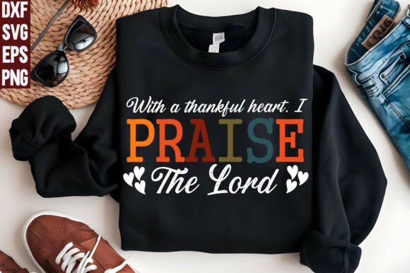 Thanksgiving PNG Christian SVG for T-Shirt Designs