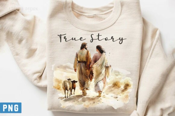 True Story PNG: Minimalist Christian T-Shirt Designs